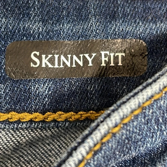 Judy Blue Leopard Patch Mid Rise Skinny Denim Jeans 5/27 - Picture 12 of 16